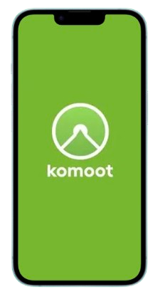 wandel met op stap Komoot app